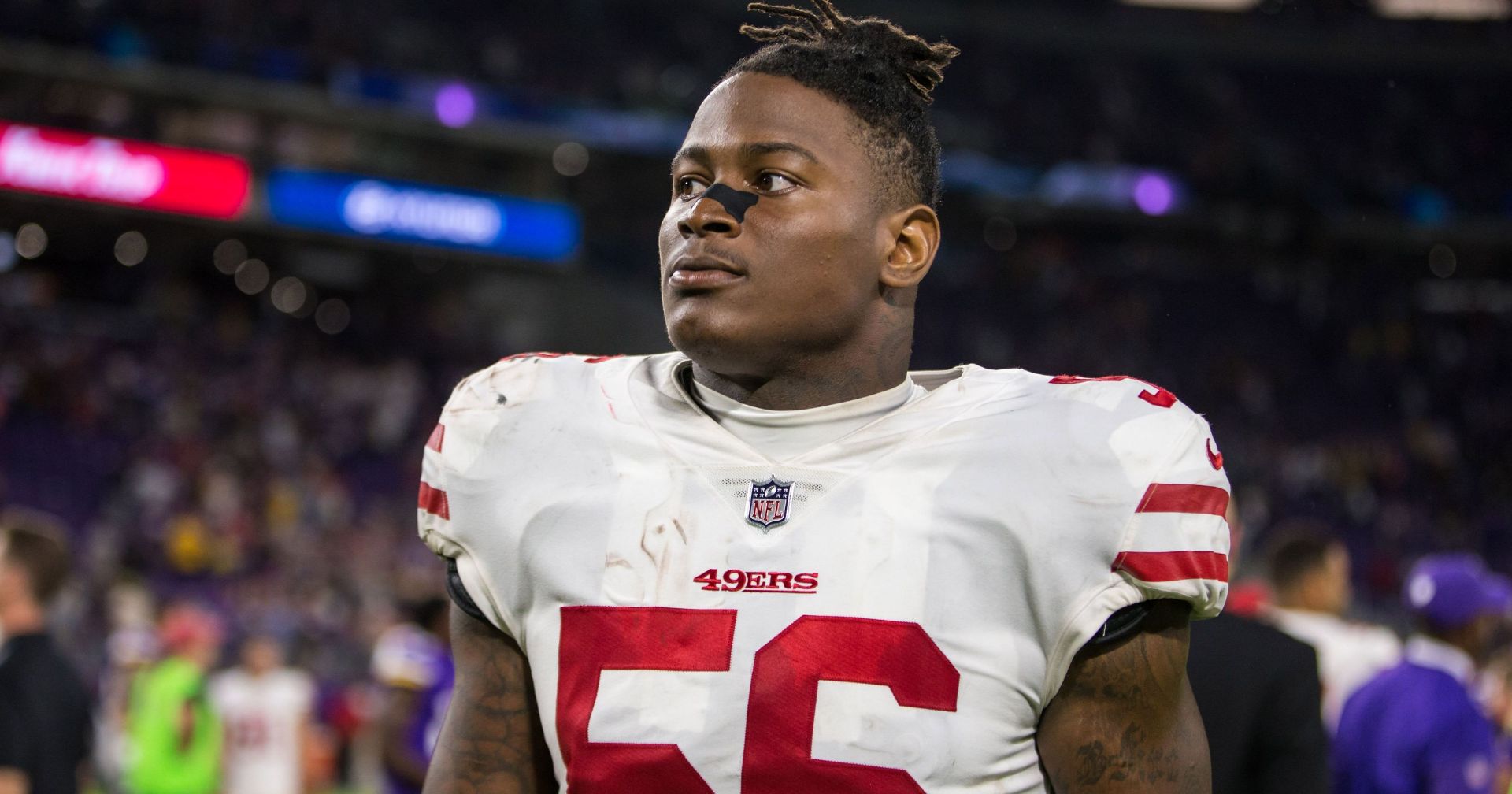 Reuben Foster for domestic abuse charges