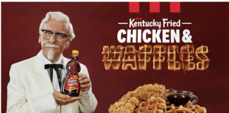 Colonel Sanders Welcomes Chicken and Waffles to the KFC Family KFC