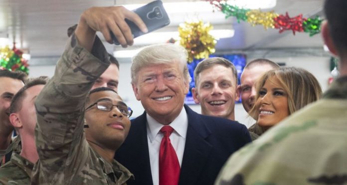Trumps Visit Iraq the Day After