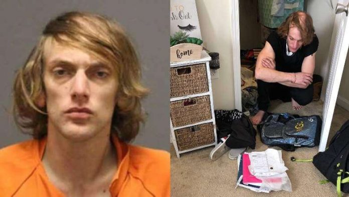 Strange Man Found Hiding in Womans Closet