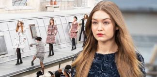 Gigi Hadid Escorted A Catwalk Crasher Off Stage Gigi Hadid Escorted A Catwalk