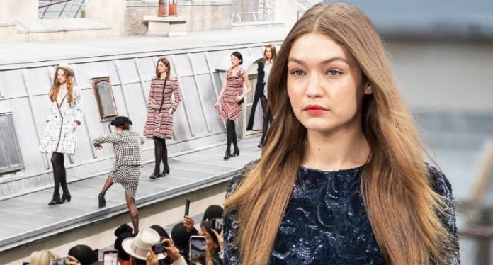 Gigi Hadid Escorted A Catwalk