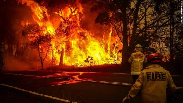 fires that continue to rage throughout Australia