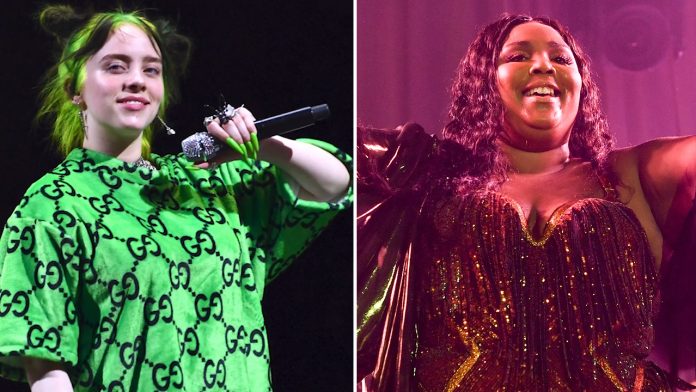 Billie Eilish and Lizzo