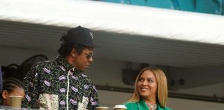 Beyoncé and Jay-Z Sit In Protest at Superbowl LIV Beyoncé and Jay-Z Sit