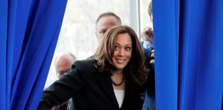 Top 3 takeaways from the Vice presidential Debate Democratic 2020 U.S. presidential candidate Harris takes the stage for a campaign stop in Keene