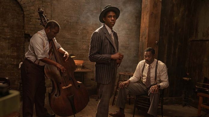 Chadwick Boseman in “Ma Rainey’s Black Bottom”