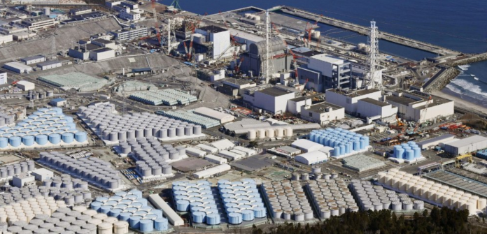 To show Japan's nuclear water tanks