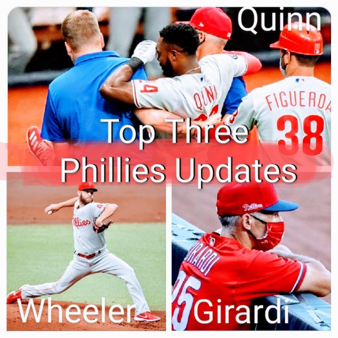 Top 3 Phillies Updates: Wheeler, Girardi, & Quinn