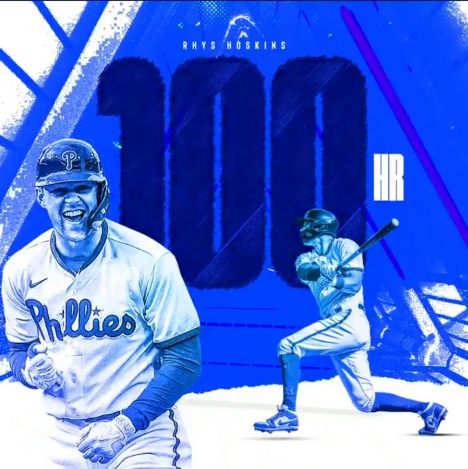 Phinally!! Rhys gets his 100th homerun