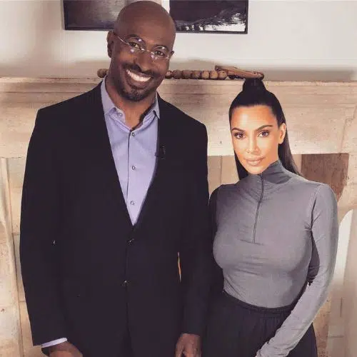 Kim Kardashian and Van Jones