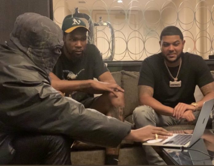 Justin Laboy, Kanye West & Kevin Durant