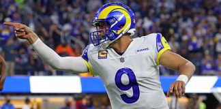 Los Angeles Rams Matthew Stafford Outduels Tom Brady, 34-24 Los Angeles Rams