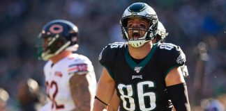 Philadelphia Eagles Zach Ertz Returns Tonight Against Cowboys Philadelphia Eagles