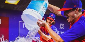 Ranger Saurez Throws Maddux; Complete Game Shut Out RANGER SAUREZ THROWS