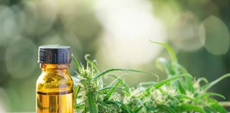 How CBD Is Helping Parents During A Pandemic? cannabis with cannabidiol (cbd) extract in a shopping cart