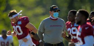 Washington Football Team Ron Rivera Honored After Beating Cancer Washington Football Team