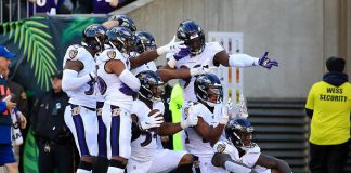 Baltimore Ravens Defense Bails Out Lamar Jackson Career-High INTs BALTIMORE RAVENS DEFENSE
