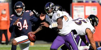 Baltimore Ravens Tyler Hunter Shocks The Chicago Bears, 16-13 Baltimore Ravens