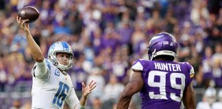 Detroit Lions Jared Goff Leads Team To First Victory Of Season Detroit Lions