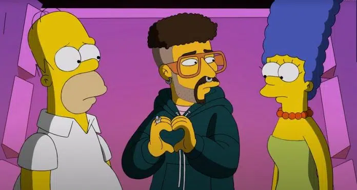 THE SIMPSONS FEATURED IN BAD BUNNY’S