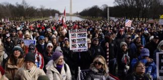 Anti-Vaxxers Gather In D.C. To Protest Vaccine, Mask Mandates Anti-Vaxxers Gather In D.C. To Protest Vaccine