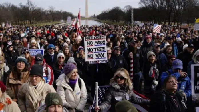 Anti-Vaxxers Gather In D.C. To Protest Vaccine
