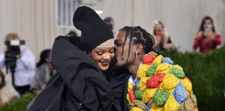 Rihanna Looks Pretty And Pregnant In Pink With A$AP Rocky A$AP ROCKY