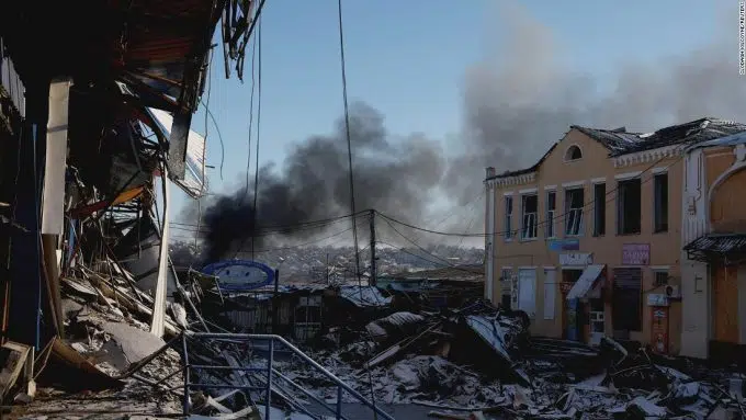 Ukrainians mark somber Orthodox Christmas in Bakhmut; shelling goes on