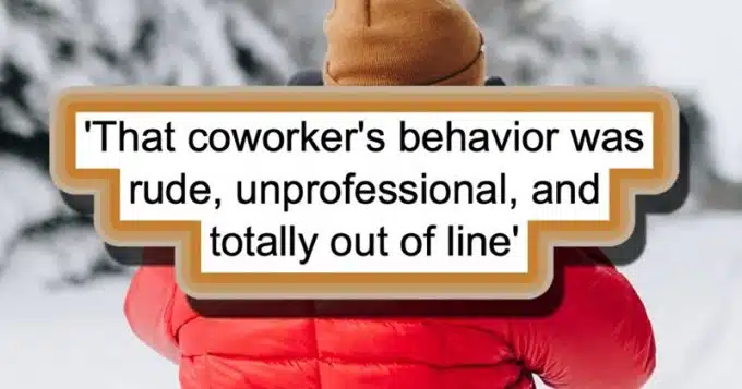'That is enraging on OOP's part': Staffer snaps at colleague because of his winter outfit