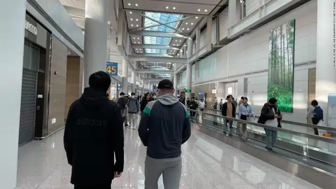 Five Russian men fleeing military conscription have been living at an airport in Asia for months