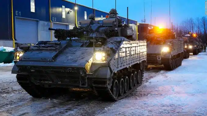 Ukrainian tank crews have arrived for training in the United Kingdom