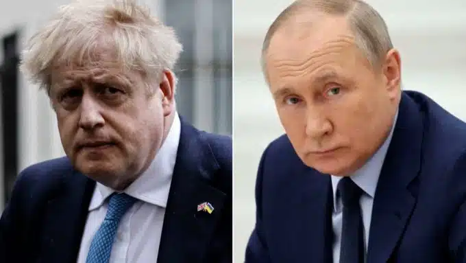 ‘Jolly’: Boris Johnson jokes about Putin threatening him