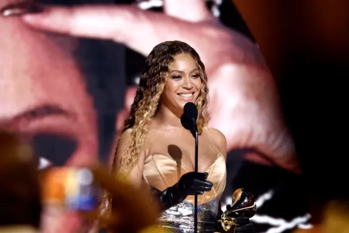 R&B/Rap Star Beyonce Grammy