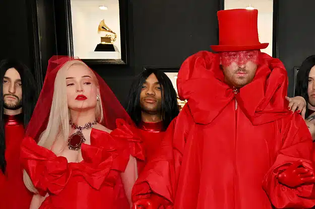 Excuse Me, Sam Smith And Kim Petras Brought The Drama At The 2023 Grammys Red Carpet