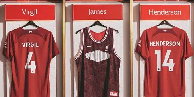 Liverpool F.C. And LeBron James Unveil Official Imagery for Their Upcoming Jersey Collaboration