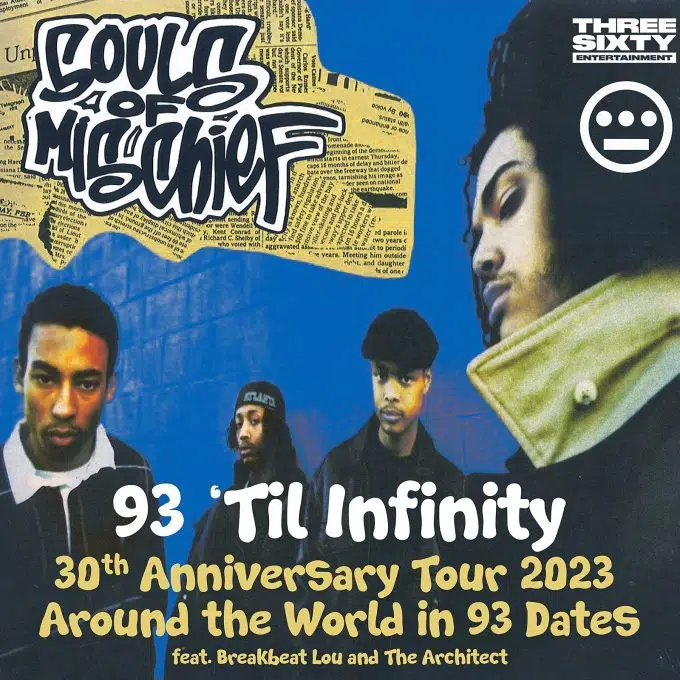 Souls of Mischief celebrating ’93 ‘Til Infinity’ 30th anniversary on 93-date tour