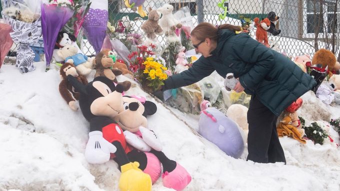 Flowers, teddy bears and tears as Canada mourns day care deaths in bus crash