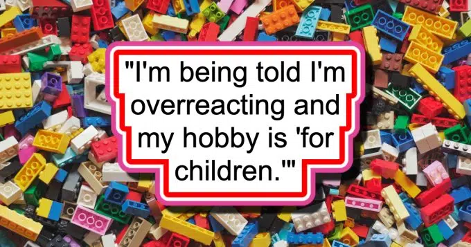 'The set has over 7,000 pieces': Guy demands sister replace expensive toy, but she tells him he's 'overreacting'