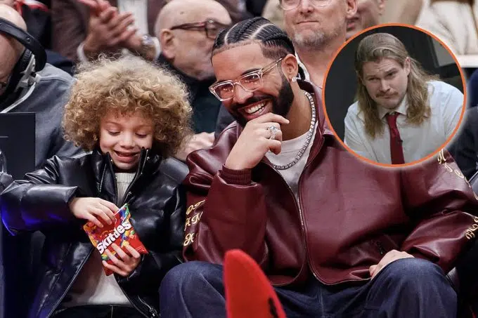 Drake and Son Adonis Give Hilarious Interview With Caleb Pressley