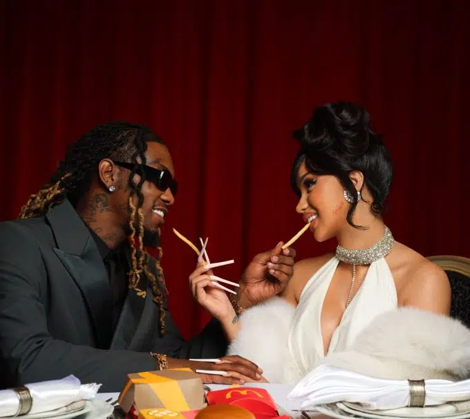 Offset & Cardi B Celebrate Valentine’s Day with First Ever McDonald’s Dual Celebrity Meal
