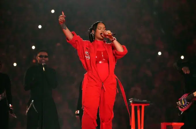 Searches For Red Fashion Skyrocket After Rihanna’s Super Bowl Performance