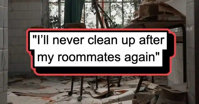 'I'm officially done': College student refuses to clean up after wild roommates anymore, internet responds