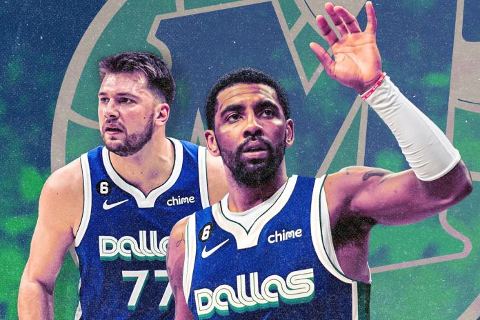 Kyrie Irving Luka Doncic Dallas Mavericks basketball
