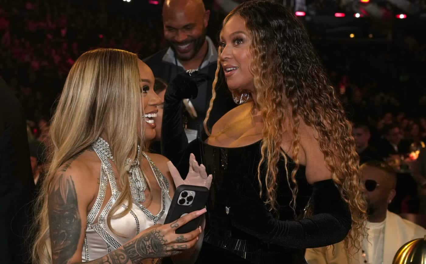 Glorilla Meets Beyonce at the 2023 Grammys