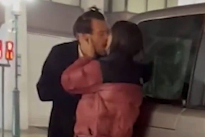 Harry and Emily Caught Kissing