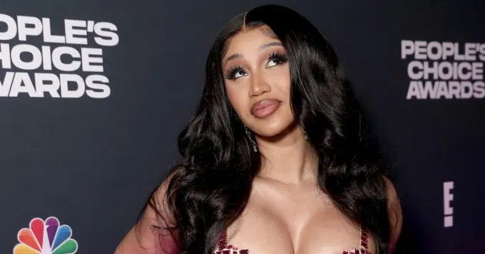 Cardi B Shows off Face Tattoo of Son Wave’s Name