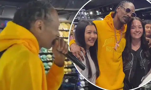 Snoop Dogg causes mayhem at a Culture Kings store in Melbourne