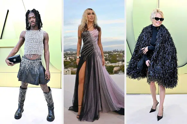 Here’s What Celebs Wore To The Versace 2023 Fall/Winter Show