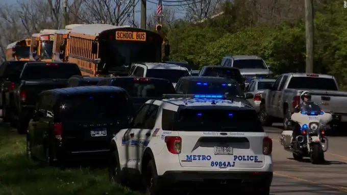 Video: Aerial footage shows scene outside of school entrance | CNN